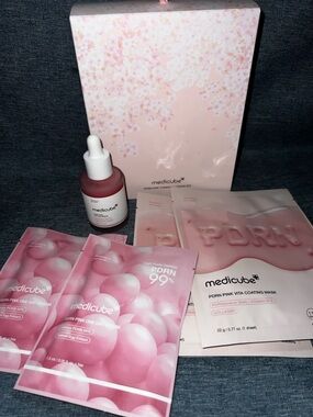 Medicube PDRN Pink Toning Blossom Set  | Korean Skincare Set NEW Opened Box